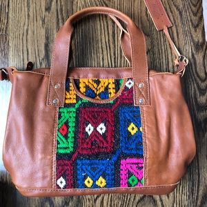 Nena & Co. Leather Sonia Carryall